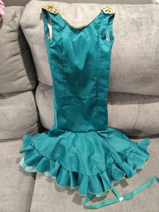 Trajes flamenca niña - verde