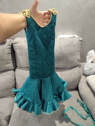 Trajes flamenca niña - verde