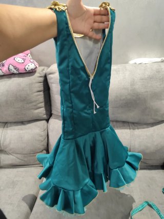 Trajes flamenca niña - verde