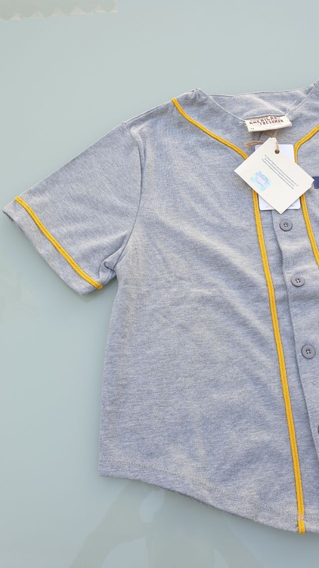 Camiseta béisbol Michigan - Gris