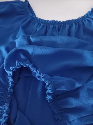 Blusa blu manica corta