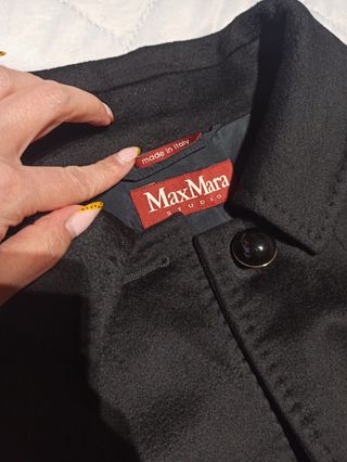 Abrigo Max Mara negro