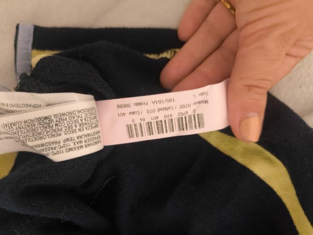 Polo Massimo Dutti rayas L