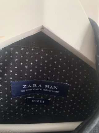 Camisa Zara Man negra