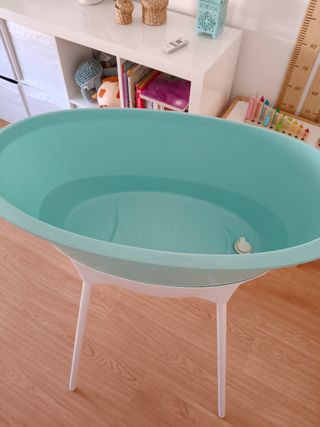 Bañera bebé Luma con patas - Mint