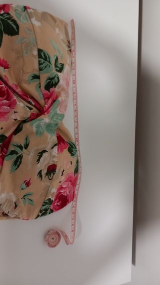 Top estivo senza spalline - beige rosa