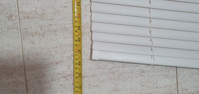 Persiana veneciana beige PVC 170x120