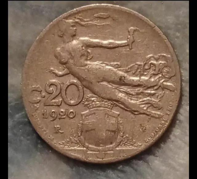 20 Centesimi Italia 1920 - Moneta