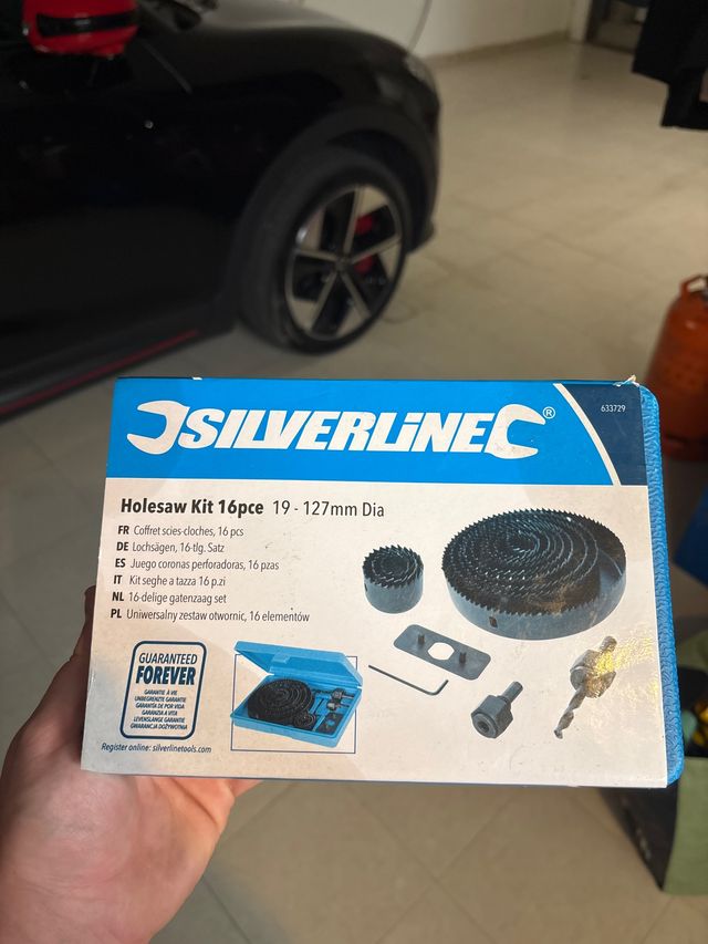 Juego coronas perforadoras Silverline 16 piezas