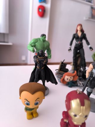 Muñecos Marvel: Hulk, Viuda Negra...