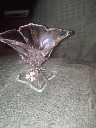 Vaso cristallo quadrifoglio