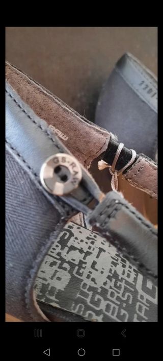 Zapatos G-Star negros, talla 40