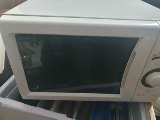 Microondas blanco con grill