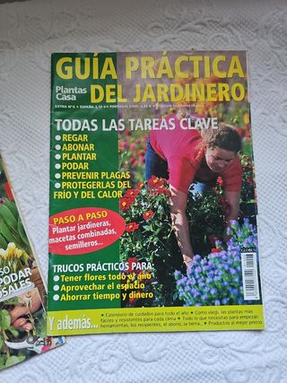 Lote de 5 revistas de jardinería
