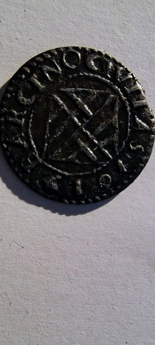 Moneda Felipe III Barcelona - Ardite 1619