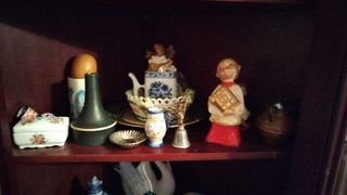 Vitrina antigua de madera