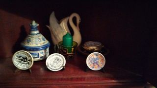 Vitrina antigua de madera