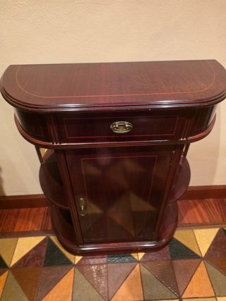 Mueble recibidor madera