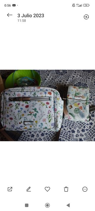 Bolso Parfois + bolso porta móvil