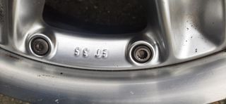 4 Llantas BBS Originales de 17" usadas