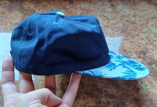 Gorra niño palmeras azul-blanca