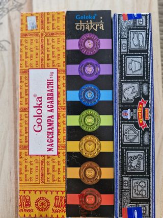 Incienso Goloka: Nagchampa & Chakra,horóscopos