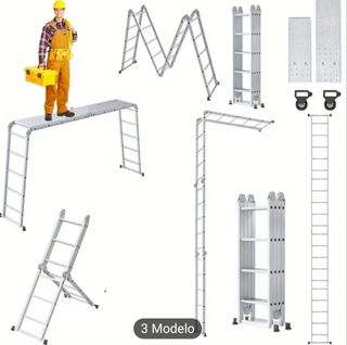 Escalera multiusos aluminio