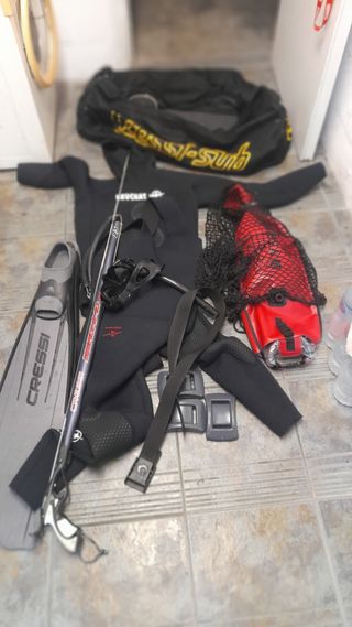 Equipo pesca submarina Cressi