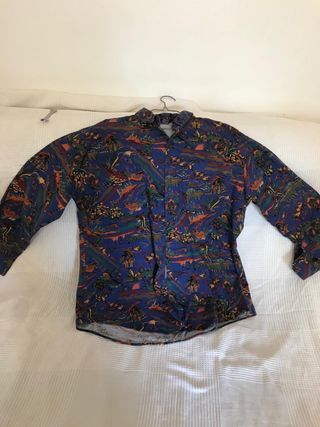 Camisa vintage multicolor