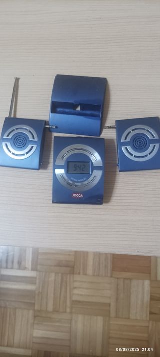 Radio despertador Jocca digital