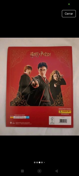 Álbum + Cromos Harry Potter