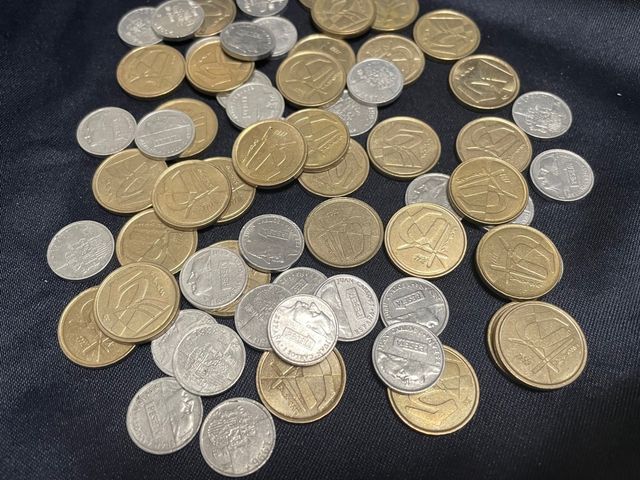 Lote 63 Monedas Peseta y 5 Pesetas