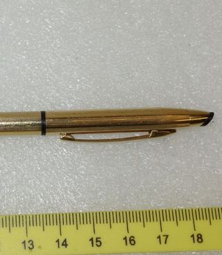 Bolígrafo Anson baño de oro