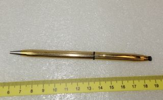 Bolígrafo Anson baño de oro