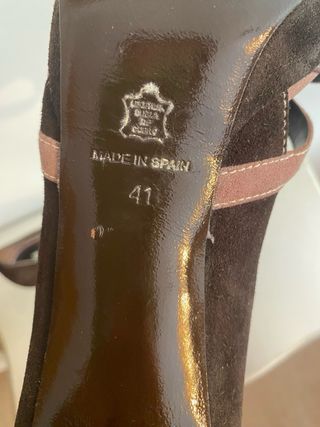 Tacones LATOUCHE marrón-rosa