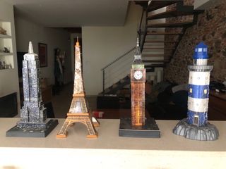 4 Puzzles 3D: Empire State, Torre Eiffel, Big Ben,