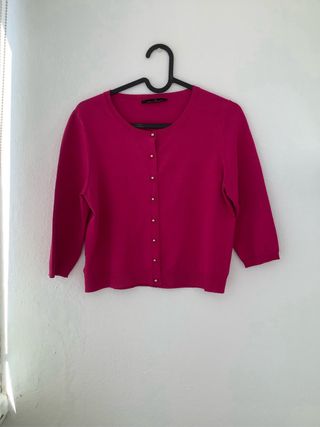 Cardigan Carolina Herrera XS rosa