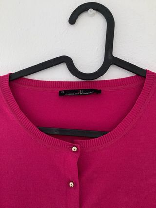 Cardigan Carolina Herrera XS rosa