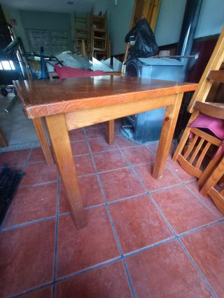 Mesa madera rústica