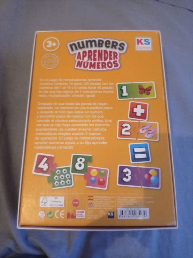 Puzzle números KS Games 45 piezas