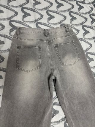 Vaqueros grises | Pantalones anchos