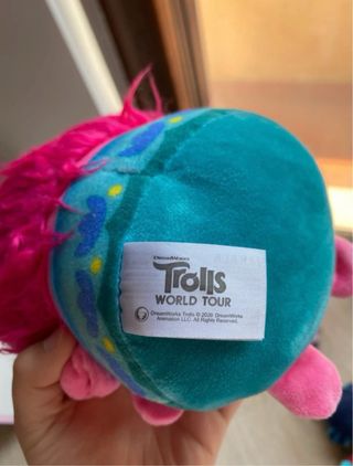 6 Peluche Trolls World Tour