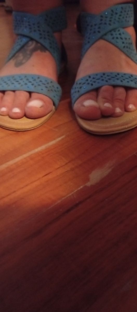 Sandali Verde azzurro glitter 39