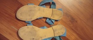 Sandali Verde azzurro glitter 39