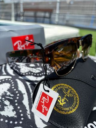 Gafas Sol Marrón-Doradas