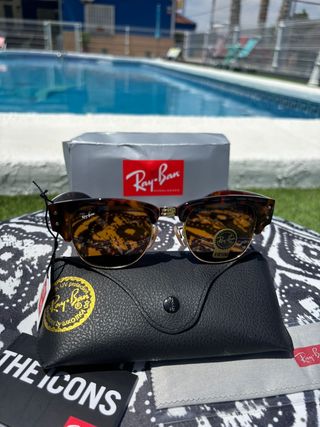 Gafas Sol Marrón-Doradas