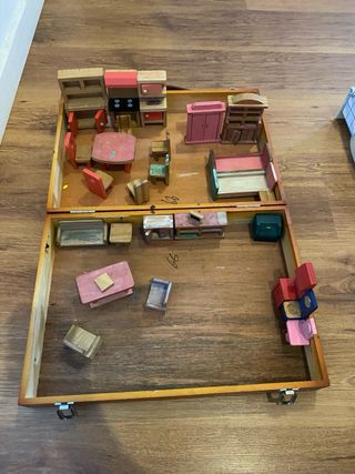 Playset Pynipin+ muebles de madera muñecas pequeña