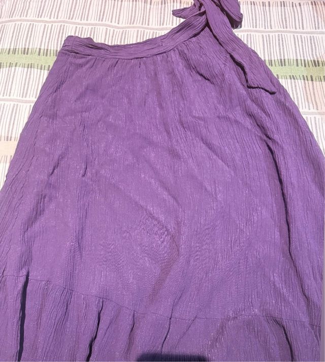 Vestido purpura brillo