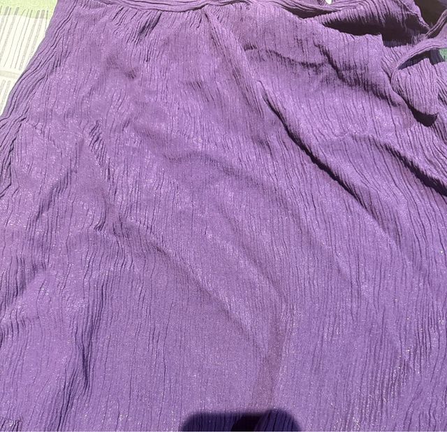 Vestido purpura brillo