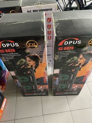 2 Caixas de Som DPUS SZ-8826